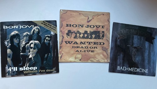 Bon jovi vinyl singles - bon, 7"